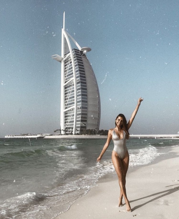 Дубай девушки на пляже
