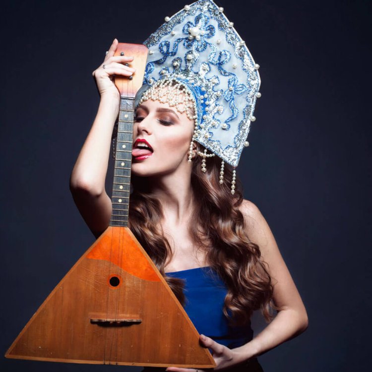 Фотосессия с балалайкой