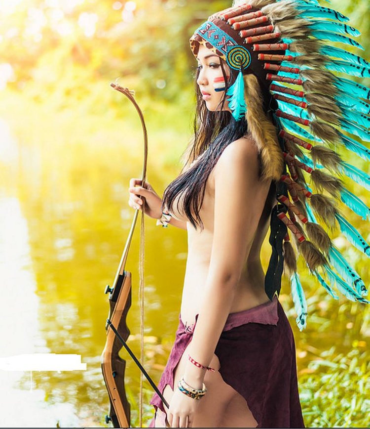 Риган бёрден современная канадская девушка-индеец