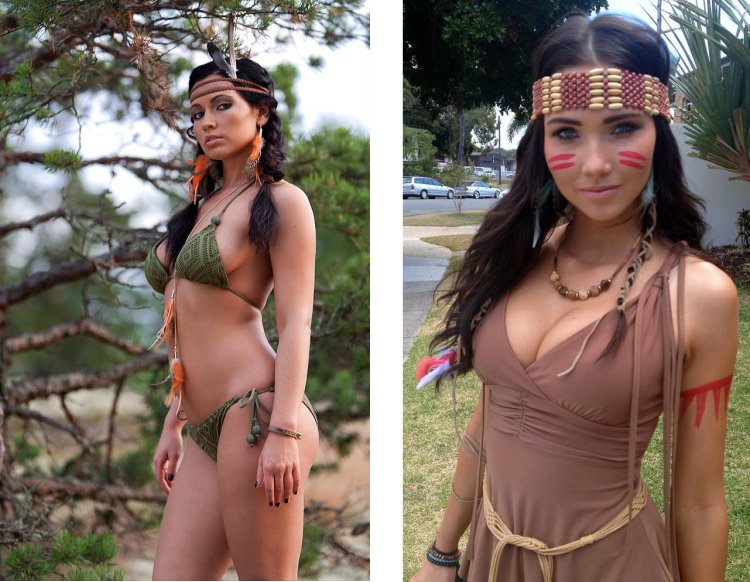 Эротический костюм индейца