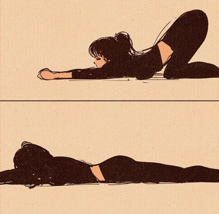 Поза с прогибом в спине