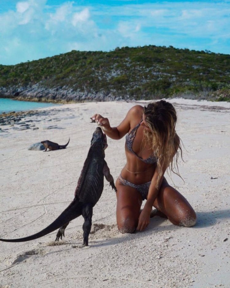 Девушка на серфе