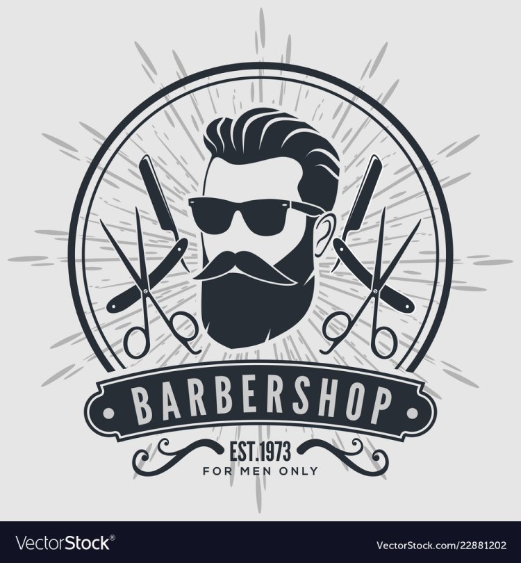Логотипы барбершопов в Америке