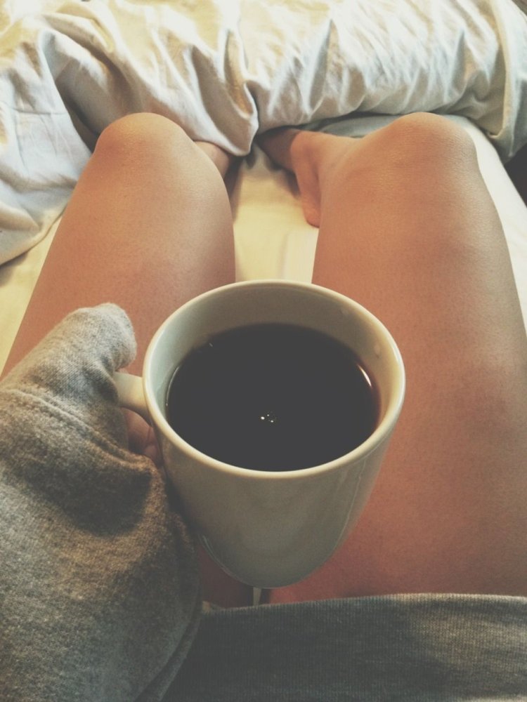 Кружка кофе селфи