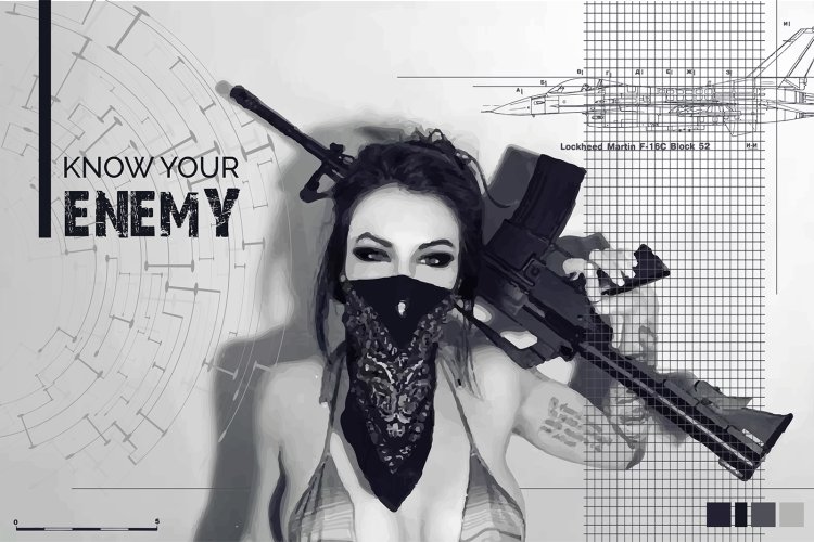 Девушка с татуировкой и сигаретой