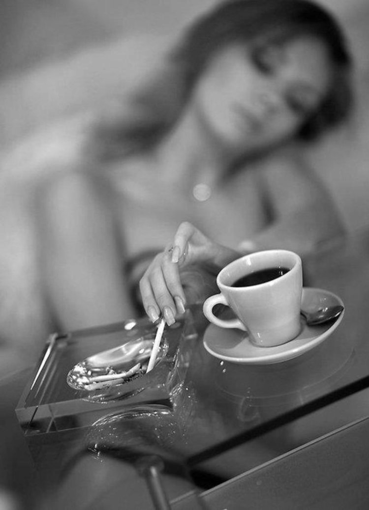 Кофе утро девушка