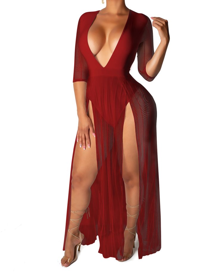 Кендалл Дженнер платье с разрезом