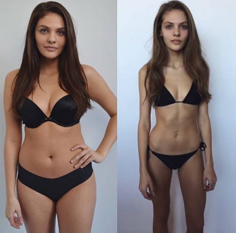 Лицо девушки без макияжа