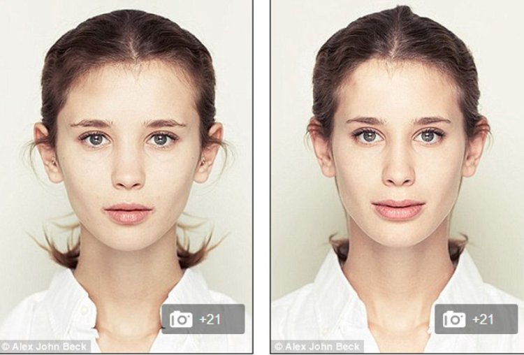 Анджелина Джоли симметрия лица