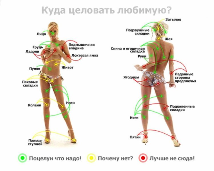 Эрогенные зоны уьженщин