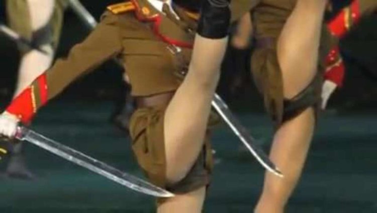 Женщины солдаты Северной Кореи