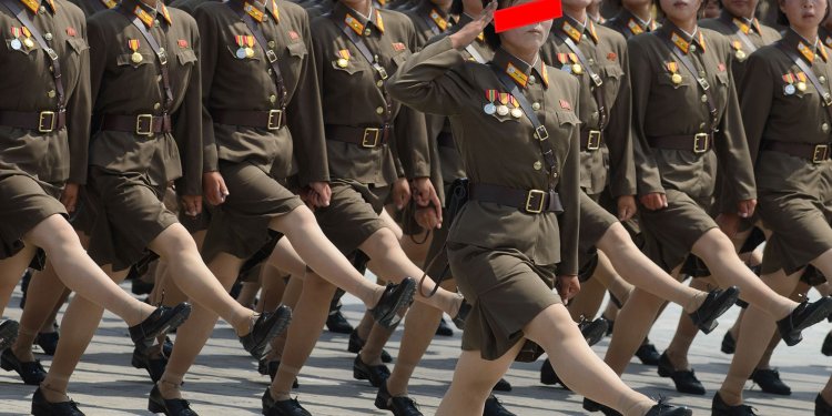 Северокорейские и южнокорейские девушки