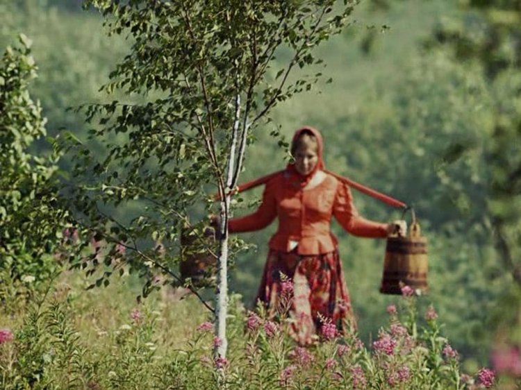 Николай Репик у колодца 2014 год