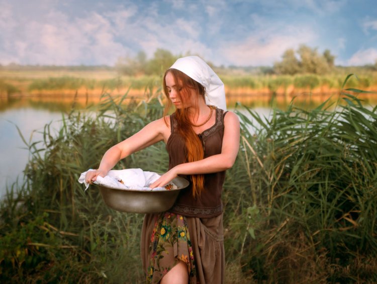 Казачка с коромыслом