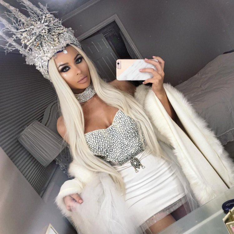 Костюм снежной королевы на Хэллоуин