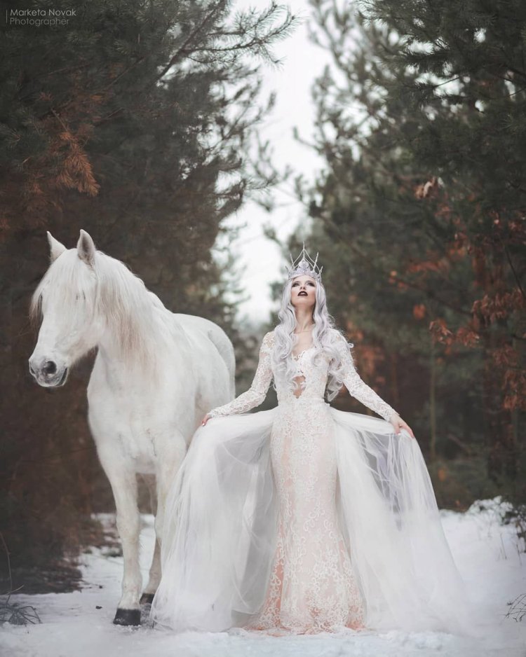 Маргарита Карева лошади зима