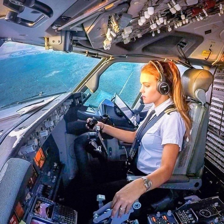 Малин Рюдквист пилот Boeing 737