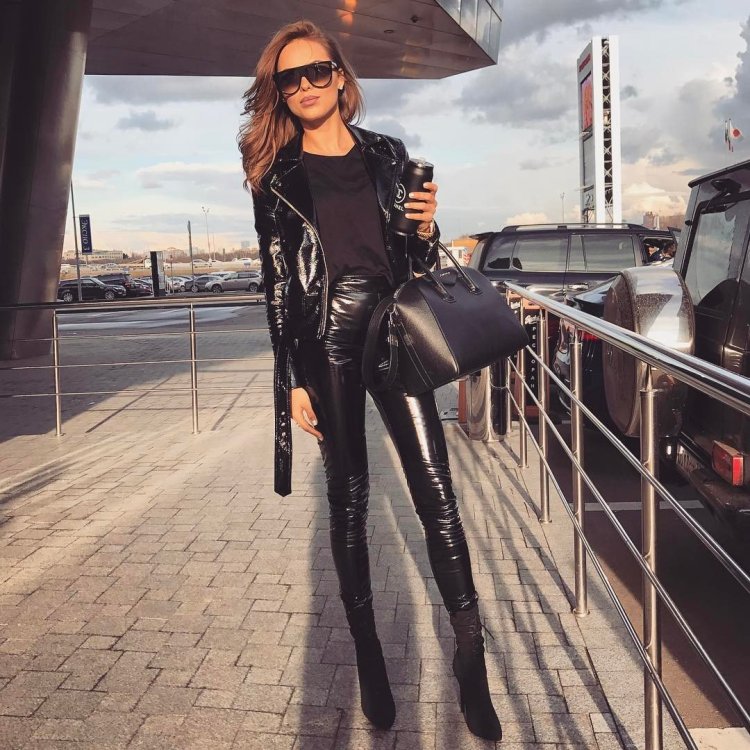 Кожаные легинсы частное