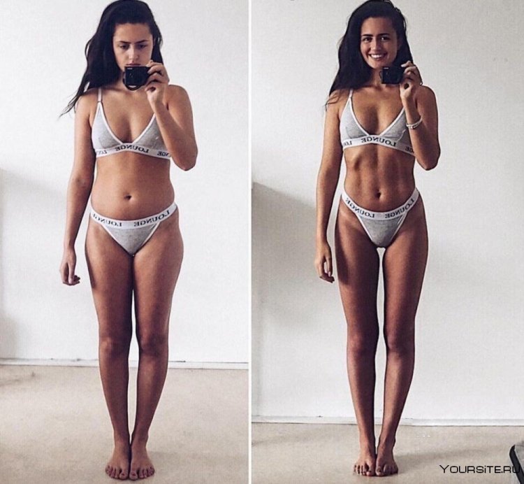 Нормальная фигура девушки