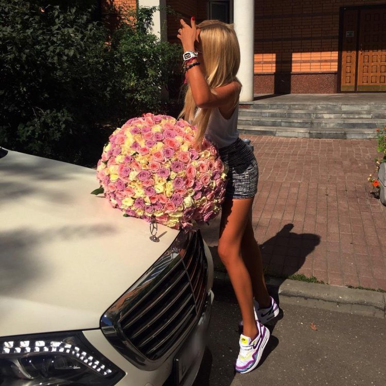 Букет блондинка