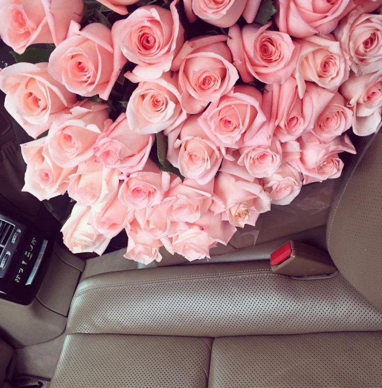 Цветы в машине