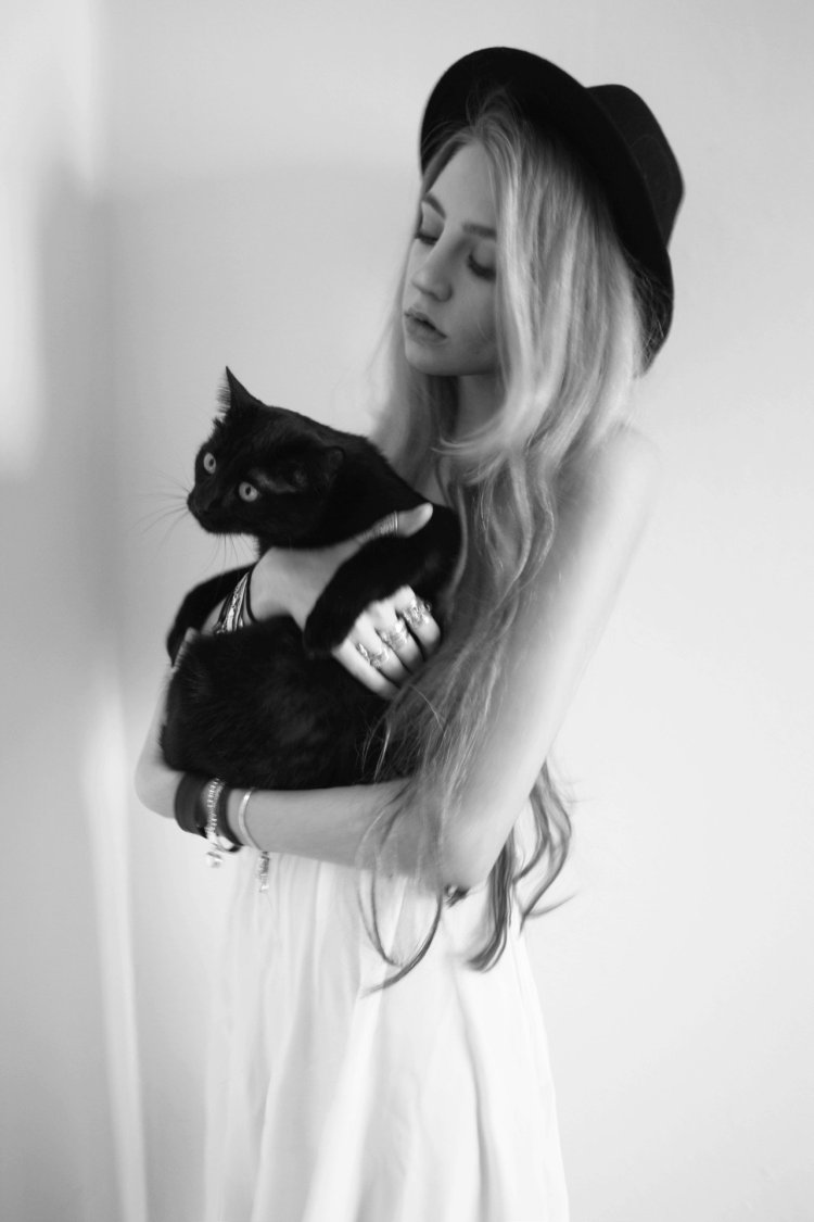 Девушка кошечка