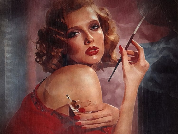 Женщина с мундштуком