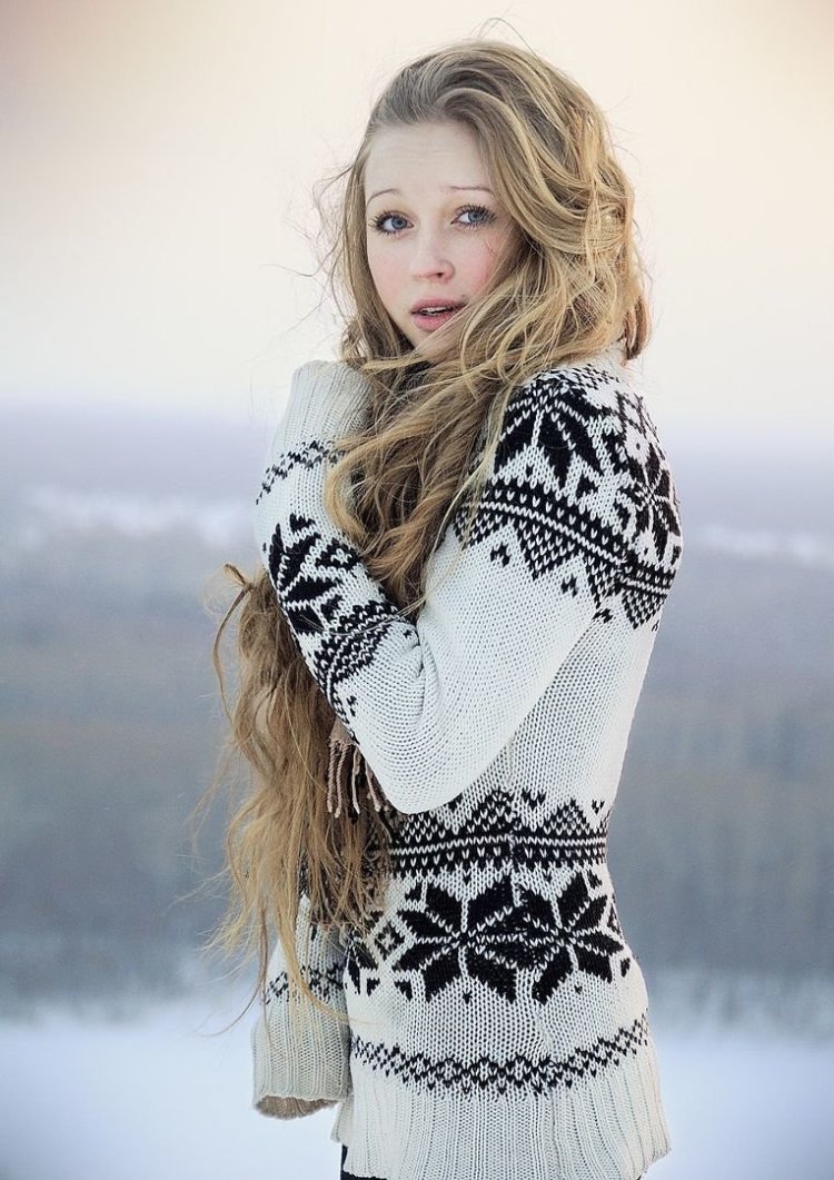 Свитер в норвежском стиле