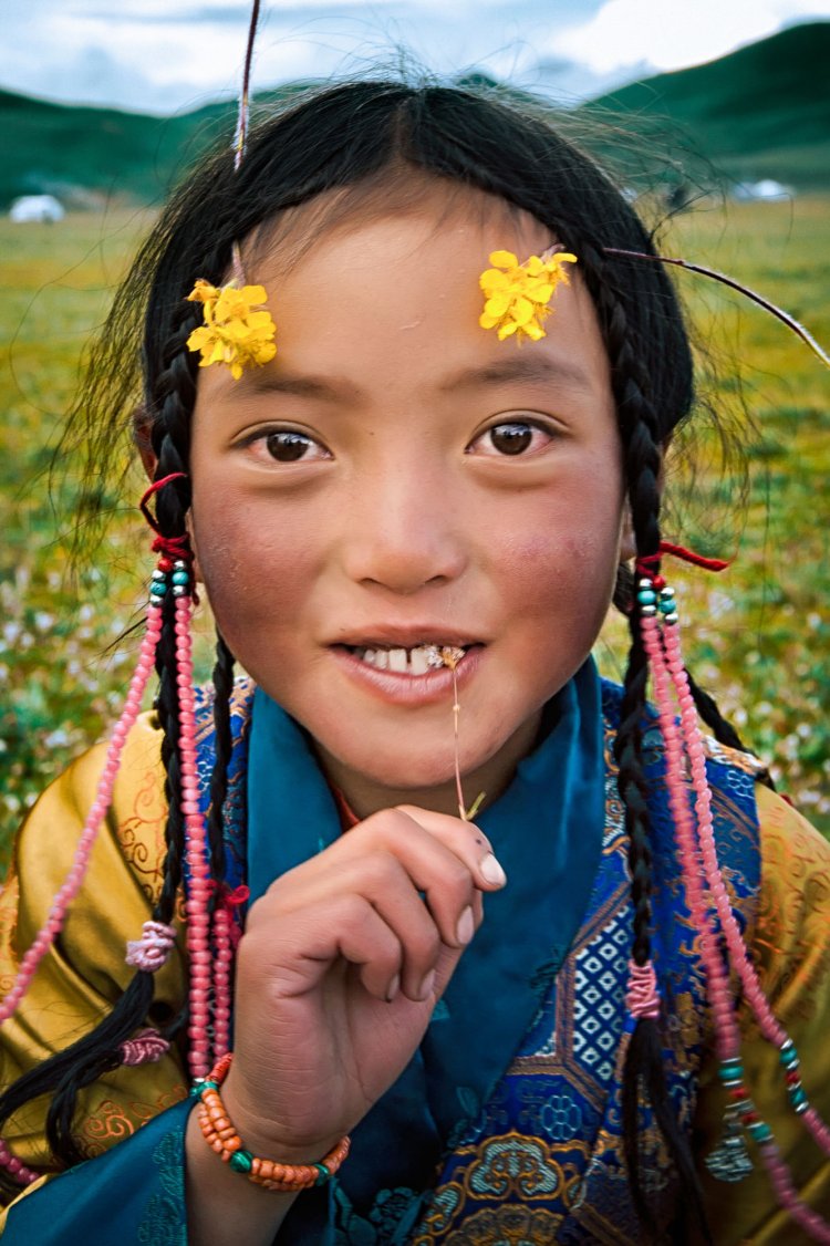 Тибетская девочка