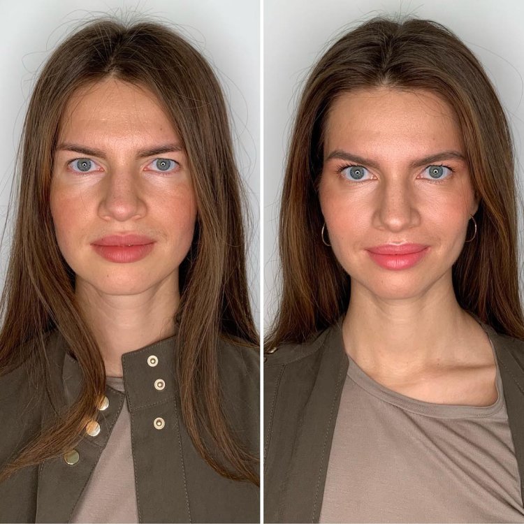 Рельефное лицо женщины