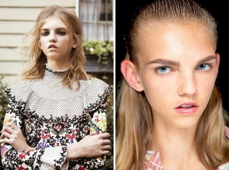 Европейская внешность девушки