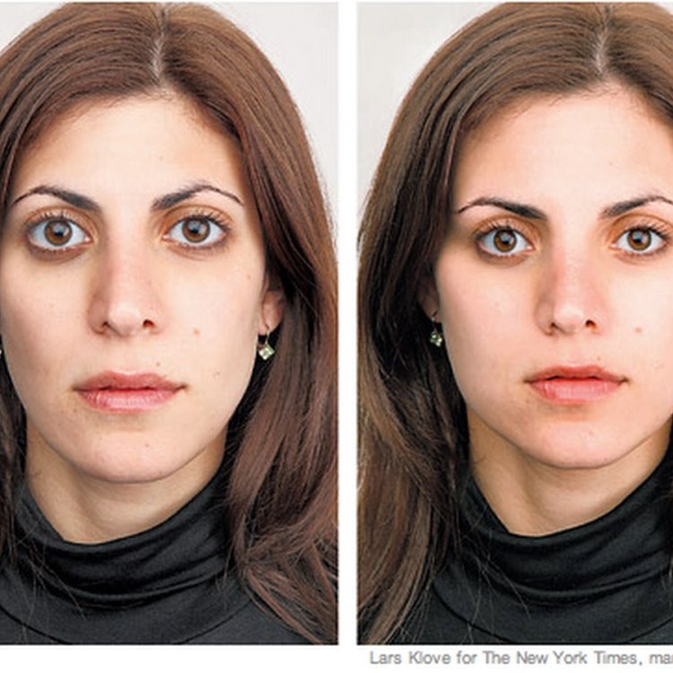 Маскулинное лицо у женщины