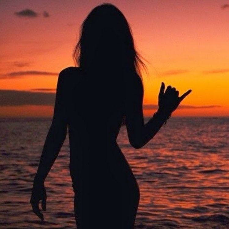 Красивые силуэты девушек