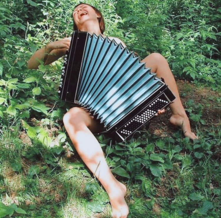 Девушка с баяном