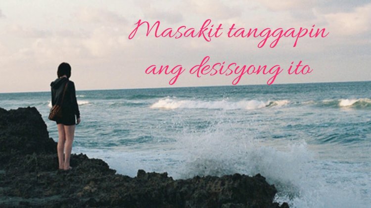 Девушка на закате у моря