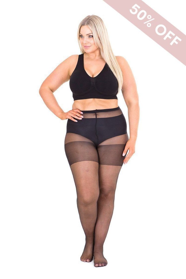 Чулки на полных ножках