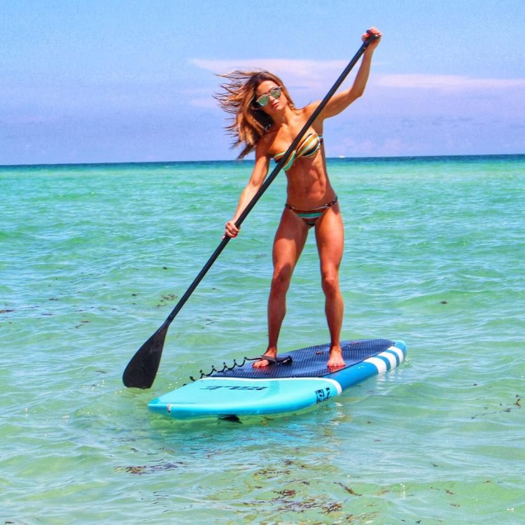 Серф с веслом