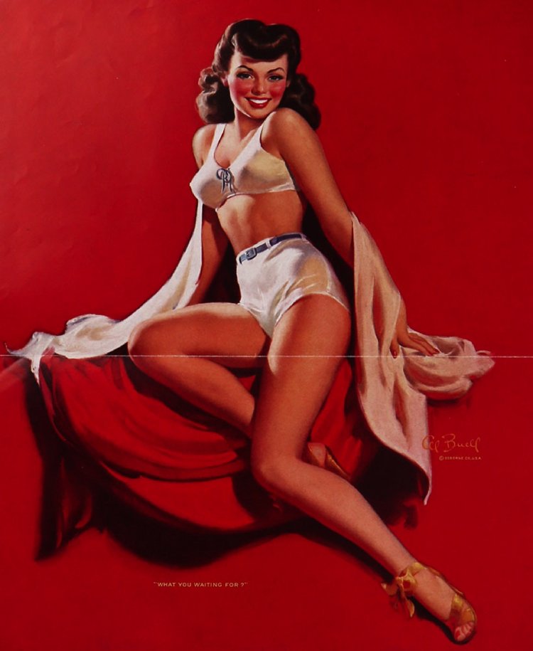 Девушка пин ап в бюстгальтер