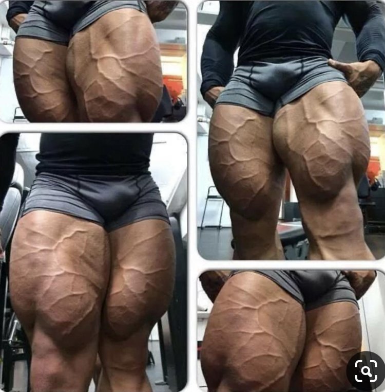 Огромные накаченные ноги