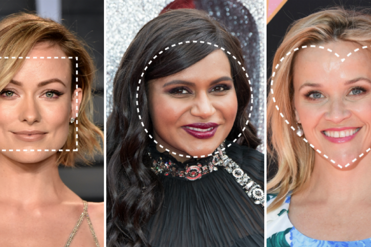 Прически звезды с круглой формой лица