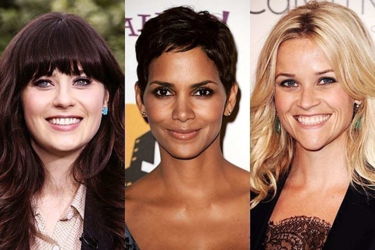 Сердцевидная форма лица прически