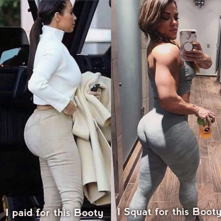 Ким Кардашян ягодицы
