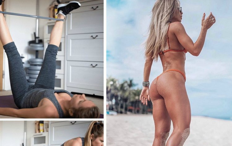 Подтянутая и не подтянутая попа