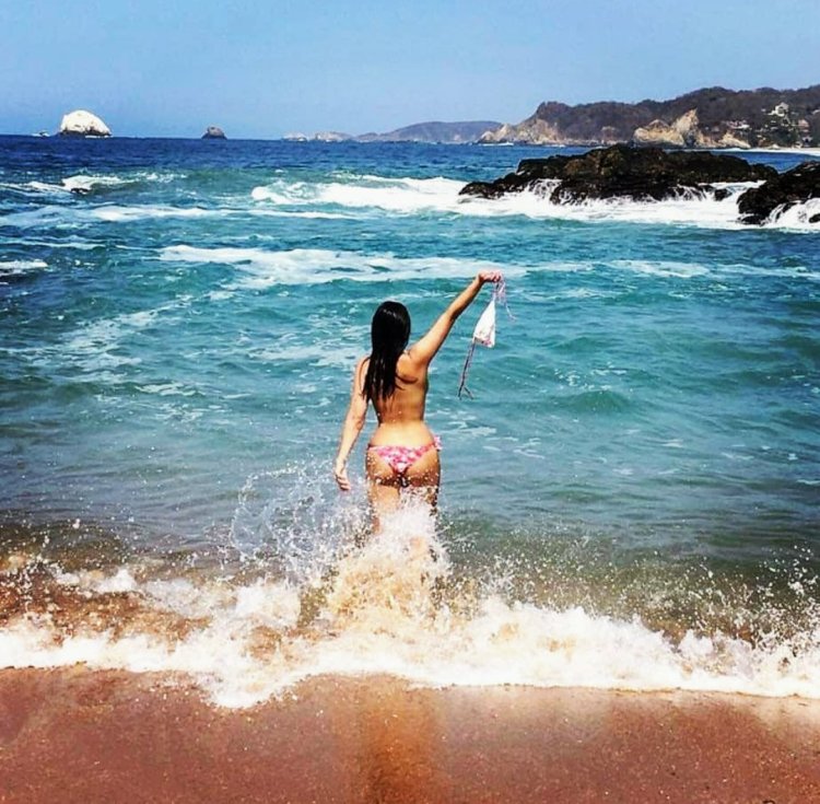 Пляжи Мексики девушки