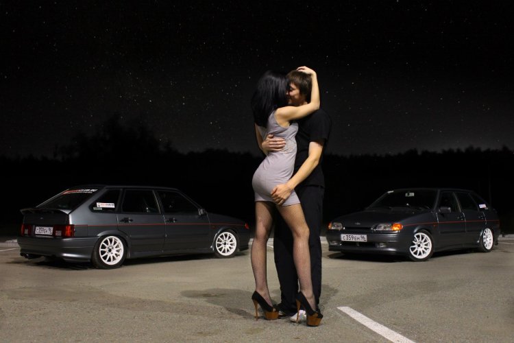 ВАЗ 2115 И девушки