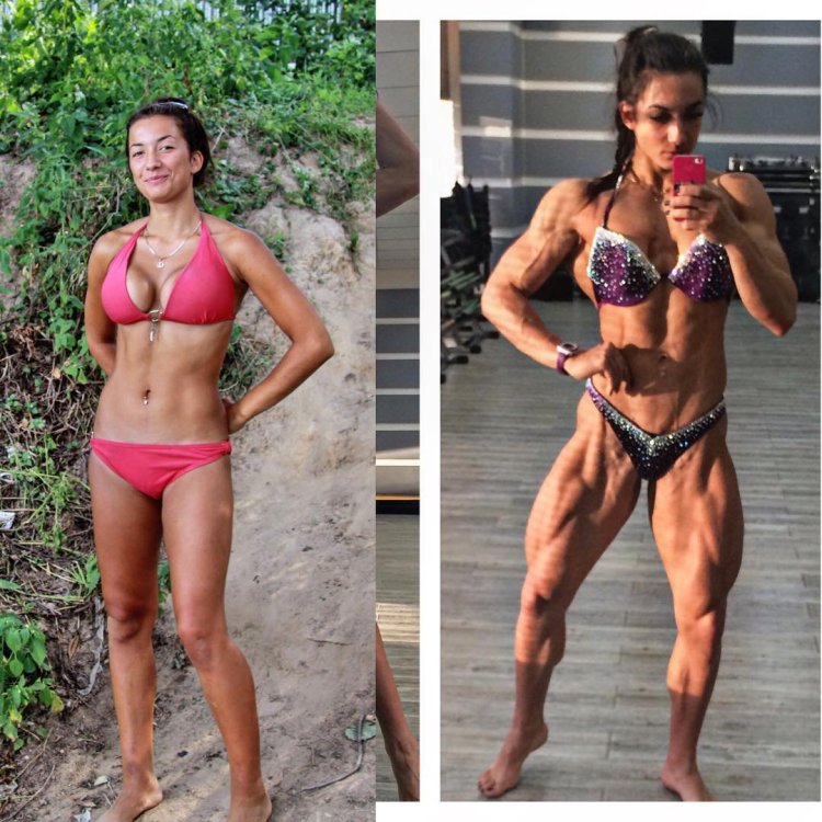 Валентина Мишина до и после спорта