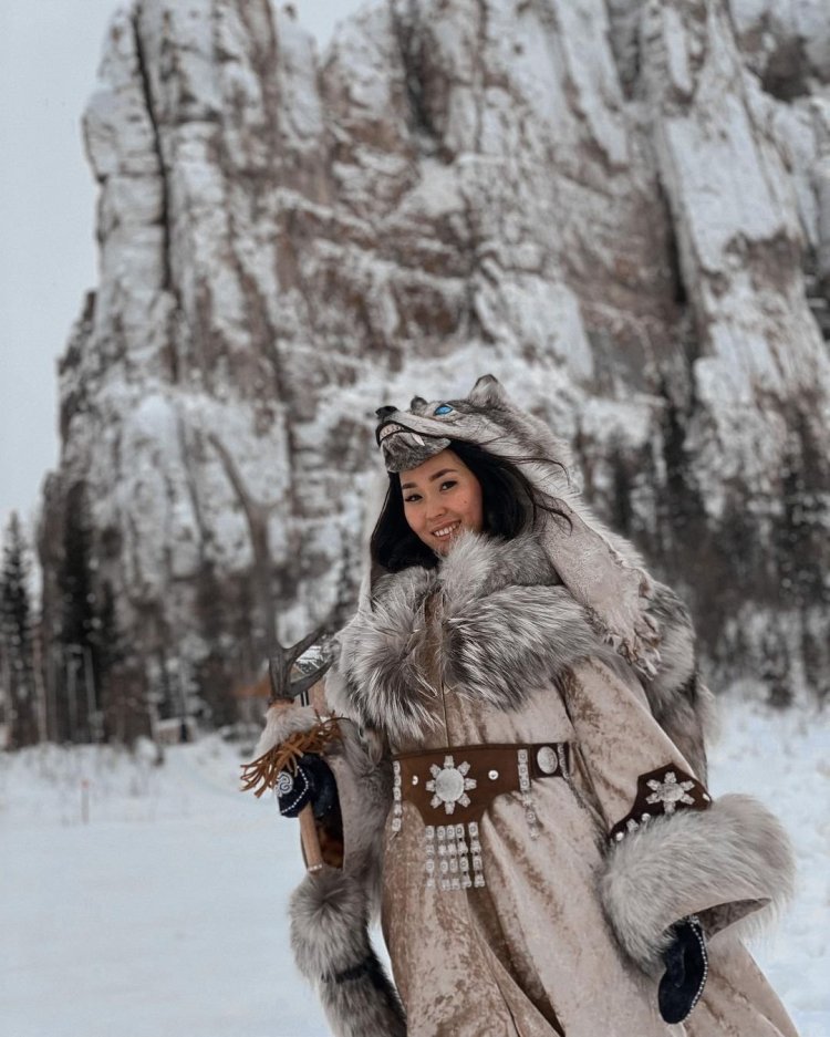 Якутский национальный костюм августина филиппова