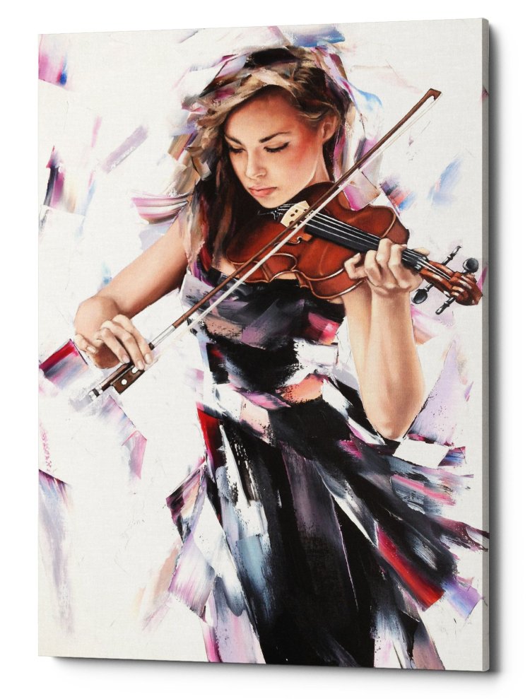 Девушка со скрипкой картина