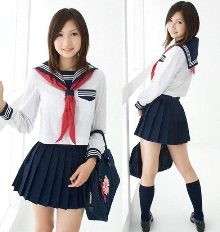 Корейская японская  форма косплейщица