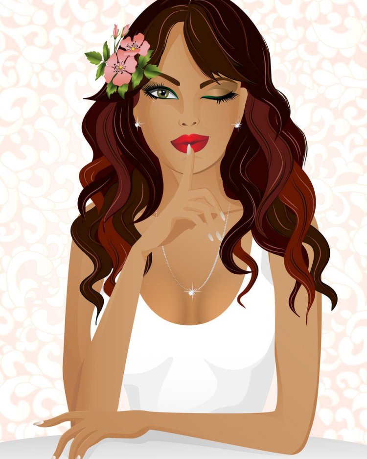 Девушка иллюстрация